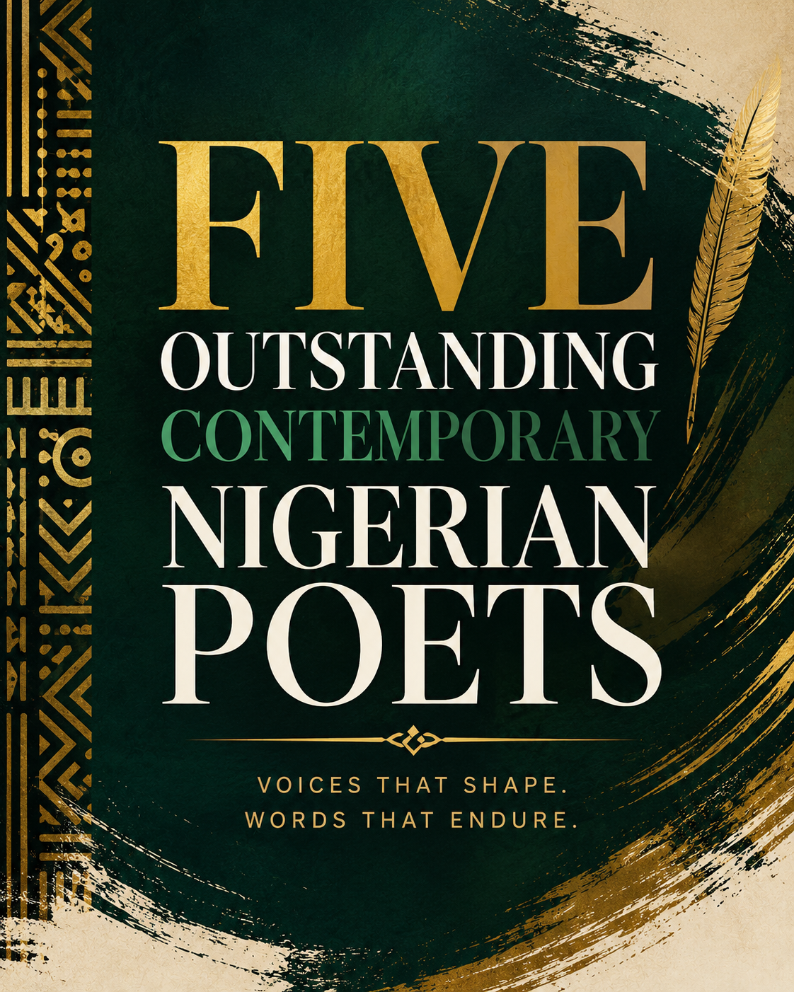 Five Outstanding Contemporary Nigerian‎ Poets Shaping the Literary Landscape‎