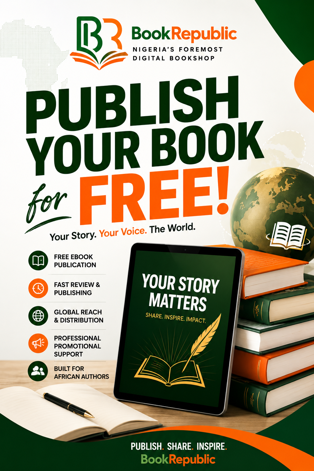 Publish Your Book for Free with BookRepublic